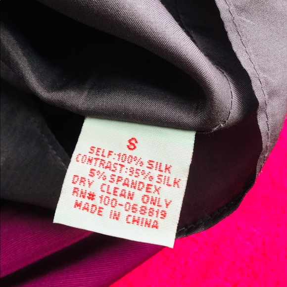 Geren Ford, 100% Silk, Purple/Gray Dress - Picture 5 of 7